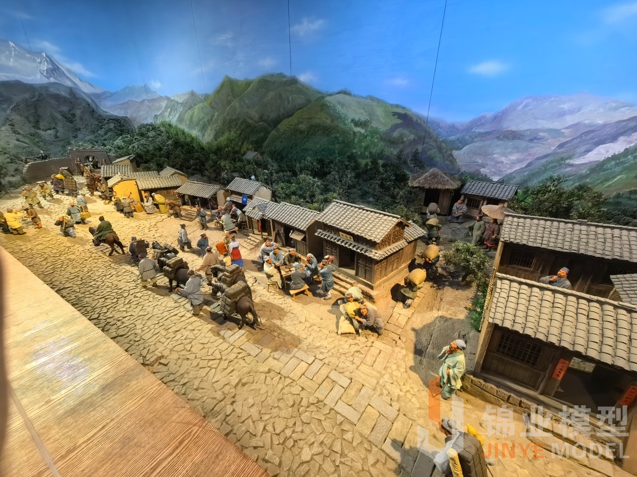 康縣段茶馬古道全景縮微模型